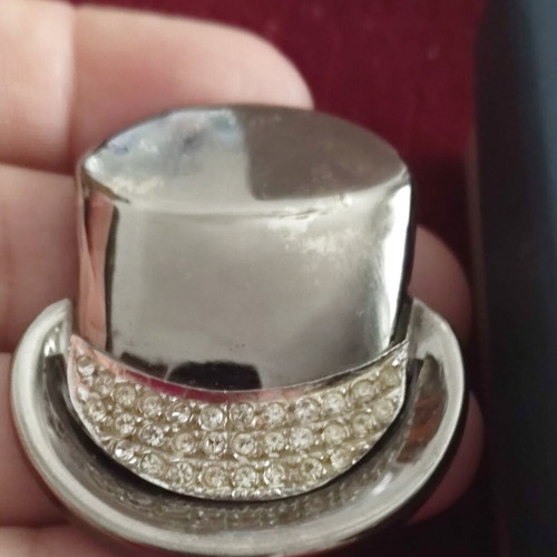 Vintage Silver Brooch 800° used, collectible jewelry