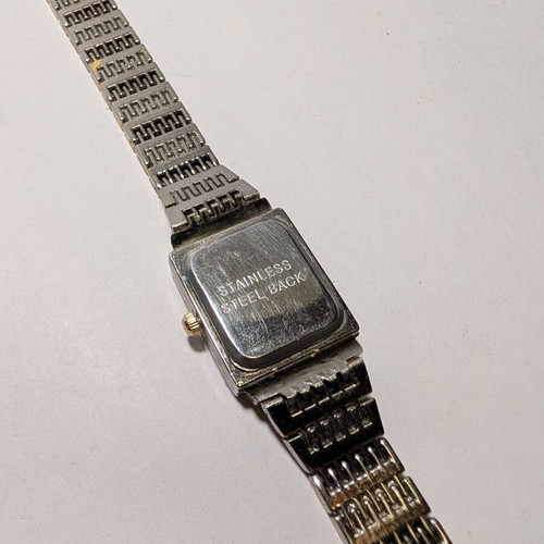 INGALEIS vintage women's watch used with silver/gold metal bracelet