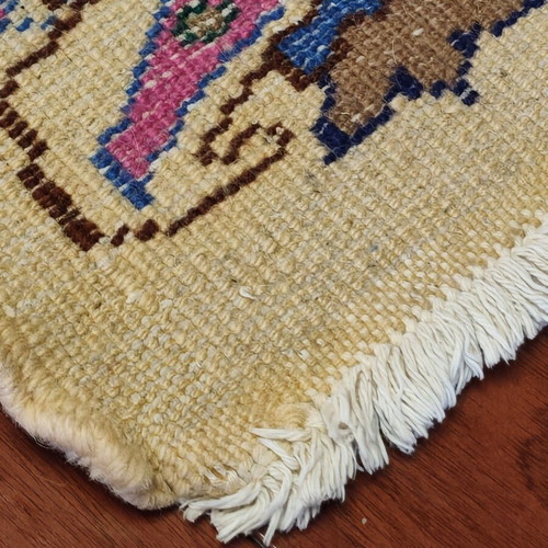 Handmade chair seat rugs set of 4 like new 35x43 cm
