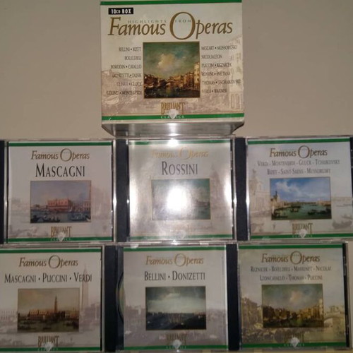 Famous Operas CD pack of 8 new, classical music