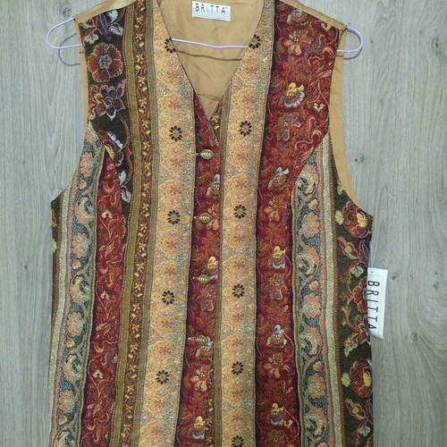 Britta Modelle Vintage Vest Size 42 New with Tag