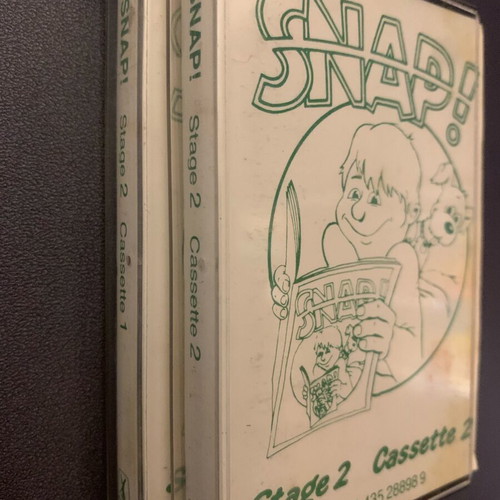 Snap! Stage 2 cassette set used, Heinemann English course