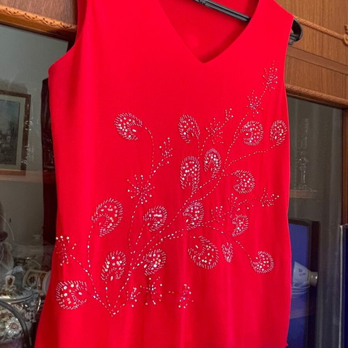 Vintage embroidered blouse size M L XL like new