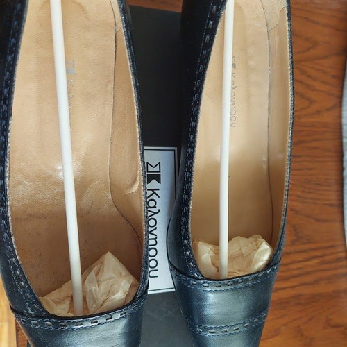 Kalogirou leather loafers like new, black, size 38