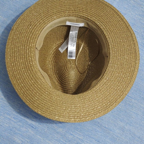 Straw Hat Terranova with Shells New, Ideal for Beach