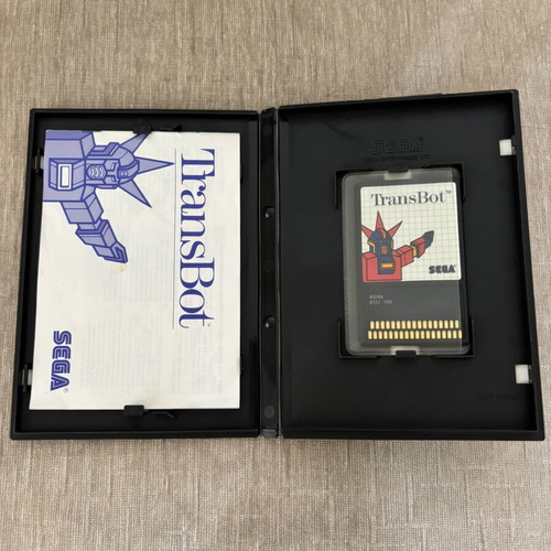 Transbot Sega Master System card, complete