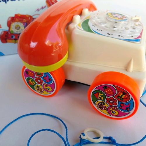 Happy Solpa Toy Phone from 1970s, new condition