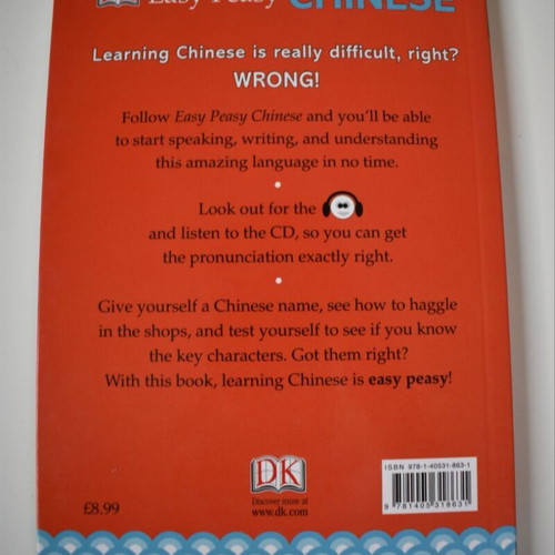 Easy-Peasy Chinese Book new, Mandarin for beginners