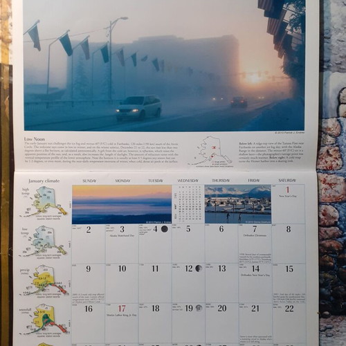 Alaska Weather Calendar 2011 used, hardcover