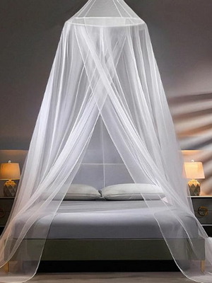 Sekey Mosquito Net for Double Bed New, White Mesh