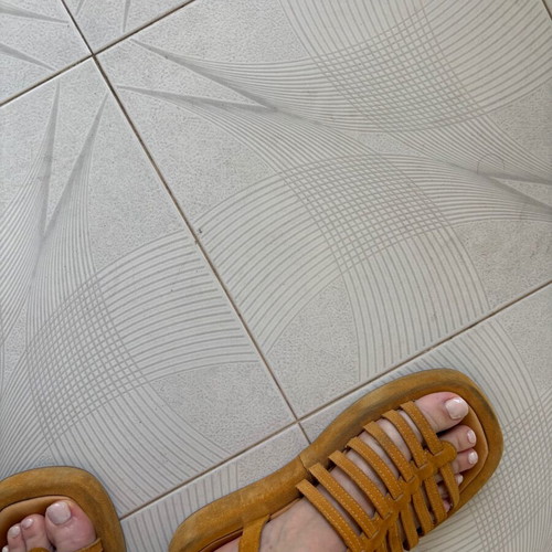 Tsitsivas leather women's sandals used, mustard color, size 38