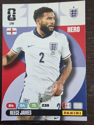 Panini FIFA World Cup 2026 Reece James sticker like new