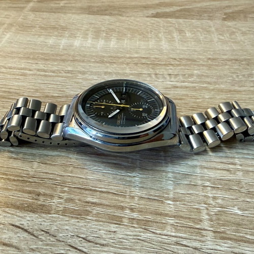 Seiko Vintage Chronograph Jumbo 6138-3003 like new, black