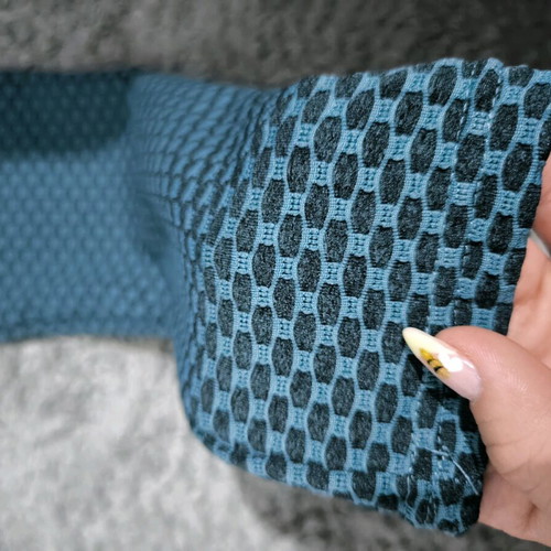 Sports Leggings blue with black pattern size Small new