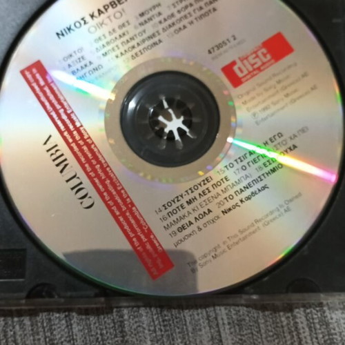 Nikos Karvelas Oikto! CD like new, pop