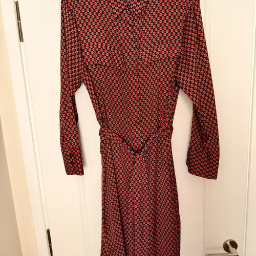 Mango midi dress new with belt, colorful, size M