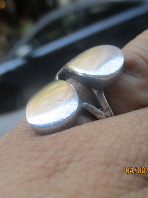Silver 925 women's ring size 56, new