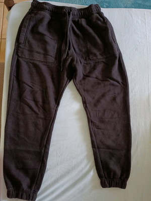 Bershka Black Straight Relax Style Tracksuit Pants Large New