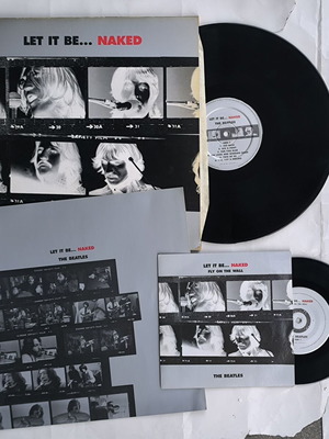 The Beatles Let It Be... Naked LP και δίσκος 7'' μεταχειρισμένο, rock