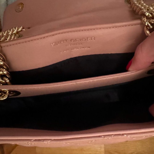 Kurt Geiger shoulder bag new, light pink nude