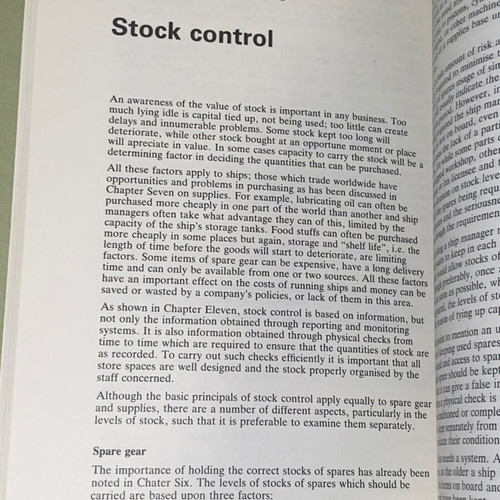 Running Costs by John M. Downard Ship Management Series book like new