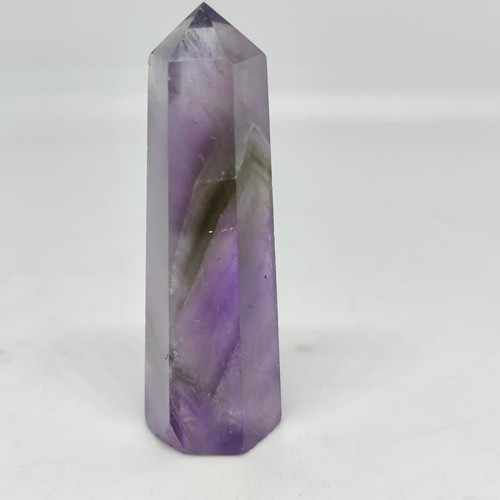Amethyst crystal tower like new, natural hexagonal obelisk