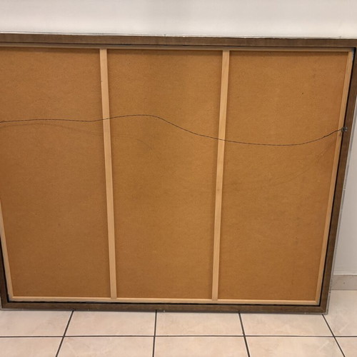 Special silver frame used with plexiglass and foam for collectibles
