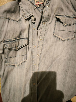 Πουκάμισο denim Tommy Hilfiger μεταχειρισμένο, μπλε, μέγεθος XL