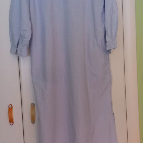 Long dress turquoise 100% cotton new by Drole de copine Paris