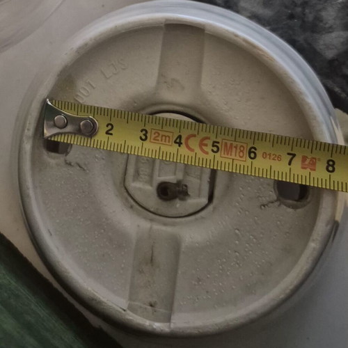 Vintage porcelain wall or ceiling light replacement used