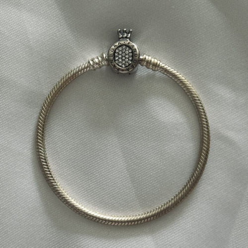 Pandora original charm bracelet, silver, size 16