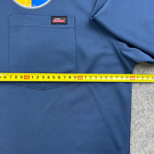 Dickies Cool & Dry UPF 20 Performance Long Sleeve Shirt, size L, blue