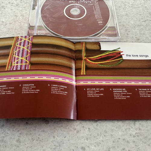 ABBA love songs & ballads on panpipes CD