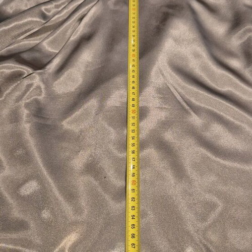 Satin dress like new, size small-medium, ice gray color