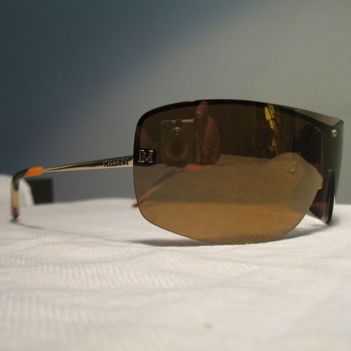 Missoni MI 57303 sunglasses like new, gold color
