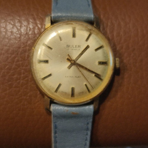 Buler Extra Flat 17 Jewels Swiss Made Vintage Mechanical Watch