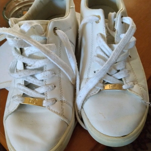 Renato Garini women's sneakers used, white, size 38