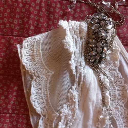 Blouse white size M used, worn slightly