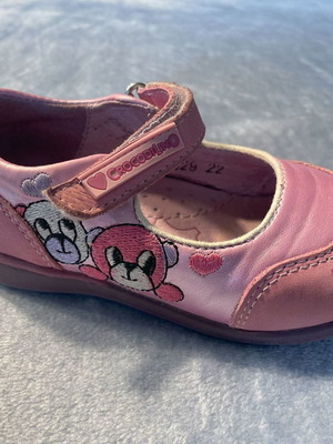 Crocodilino παιδικά δερμάτινα ανατομικά παπούτσια μεταχειρισμένα Νο 22 ροζ