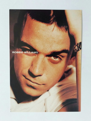 Postart Cards Robbie Williams vintage συλλεκτική καρτ ποστάλ #298