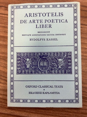 Aristotelis De Arte Poetica Liber book like new, Greek