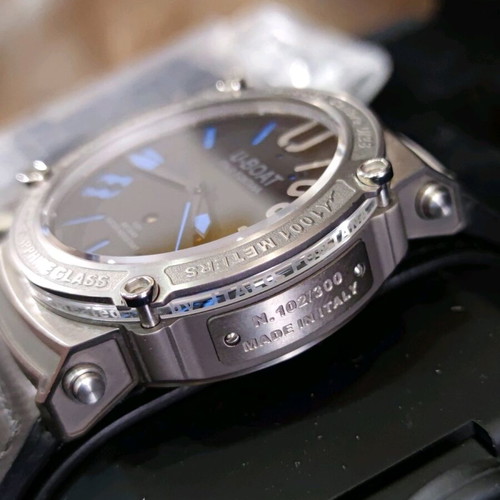 U-Boat U1001 Titanium Diver Watch 1000M Limited Edition 300 pcs like new