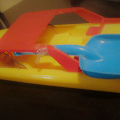 Plastic Greek Children's Sea Toy Boat new 70s-80s