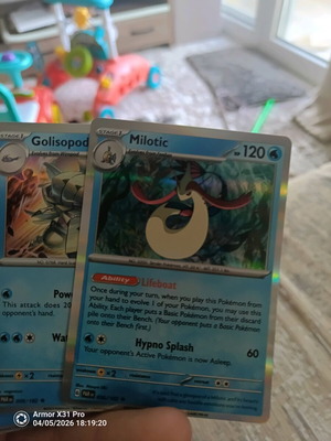 Pokemon Milotic (PAR 036) like new, Paradox Rift Rare Holo