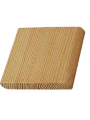 Skirting board 70 x 13 mm new, Swedish wood natural color