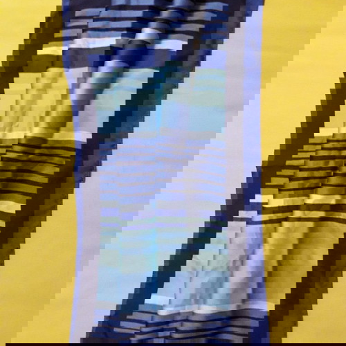 Φουλάρι σε μπλε αποχρώσεις σαν καινούργιο