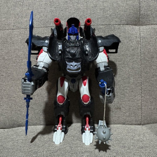 Transformers Beast Wars Optimus Primal figure complete with accessories used