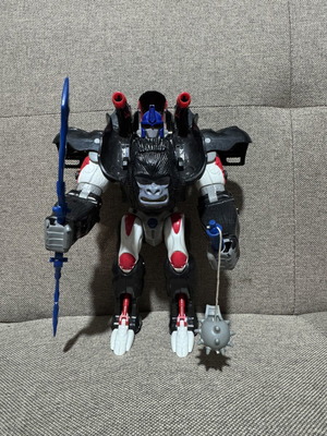 Transformers Beast Wars Optimus Primal figure complete with accessories used