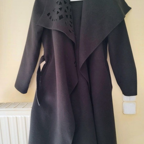 Coat like new, size M/38/10, viscose and polyester blend
