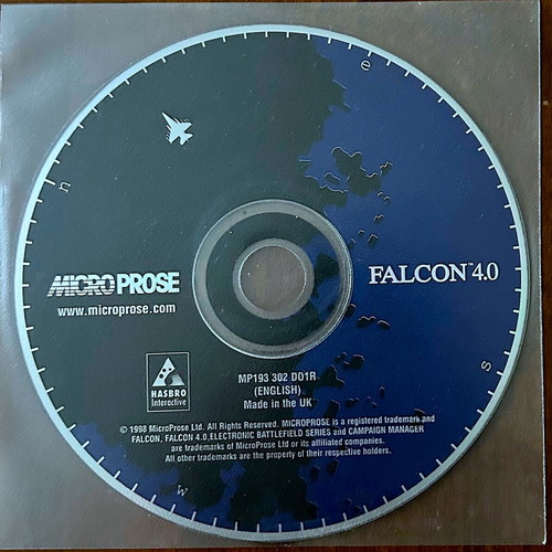 Falcon 4.0 PC game like new, flight simulation